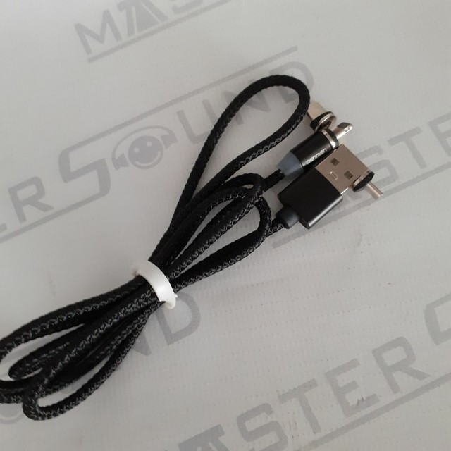 Cabo de dados 3 X 1. Magnético. Lightning, tipoc, micro usb. Novo. - Foto 3
