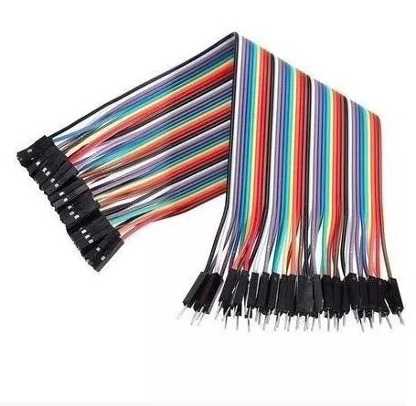 Cabo Jumper 20cm Femea X Macho 20 Unidades Arduino - Protoboard - Robotica COD-CP4 