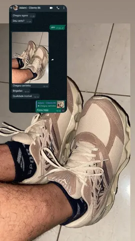 Tênis Mizuno Creme a pronta entrega