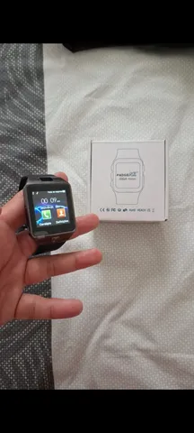 Relogio de pulso smart watch android preto dz 09