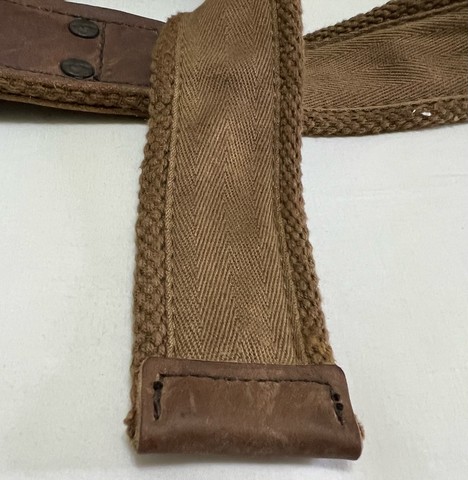 Cinto usado masculino com detalhe em couro Abercrombie e Fitch - Foto 2