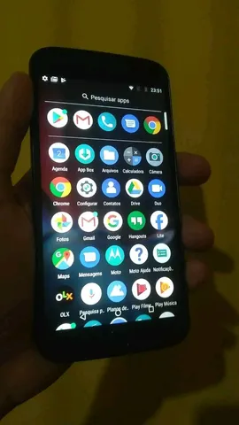 USADO: Moto G4 Play Motorola XT1600 16GB Preto - Muito Bom
