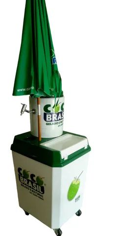 Mini carrinho de água de coco