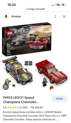 LEGO® Chevrolet Corvette C8. R Race Car e 1968 em Promoção na