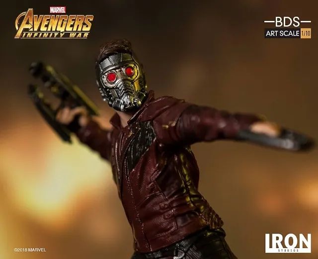 GUARDIÕES DA GALÁXIA 2 STAR LORD 1/10 IRON STUDIOS