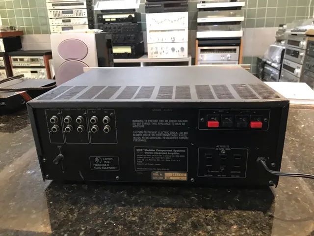 Lindíssimo, raro e perfeito Amplificador Integrado Japonês MCS 3835 - Foto 3