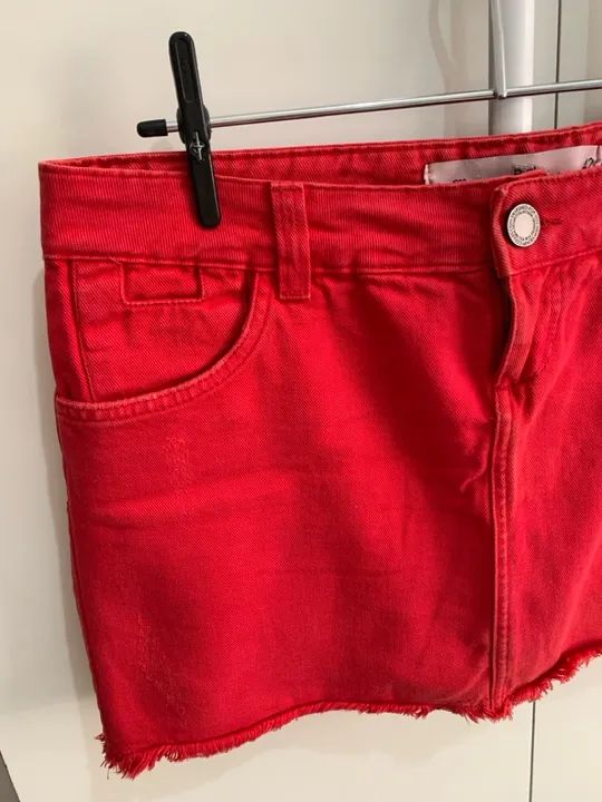 (TAM: 42) SAIA JEANS VERMELHA  - Foto 2