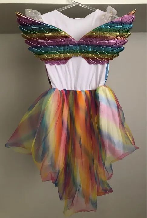 Fantasia de Unicórnio Infantil veste 4 a 7 anos
