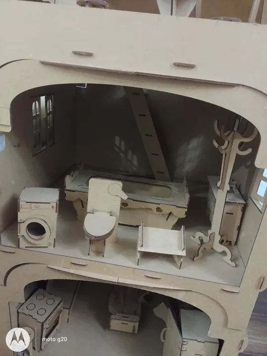 Casinha de Bonecas de Madeira - Foto 2