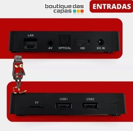 Tv Box Smart 4k Ultra Hd 8Gb + 1Gb Ram Wifi Tomate MCD-121  Transforme sua TV em Smart - Foto 2