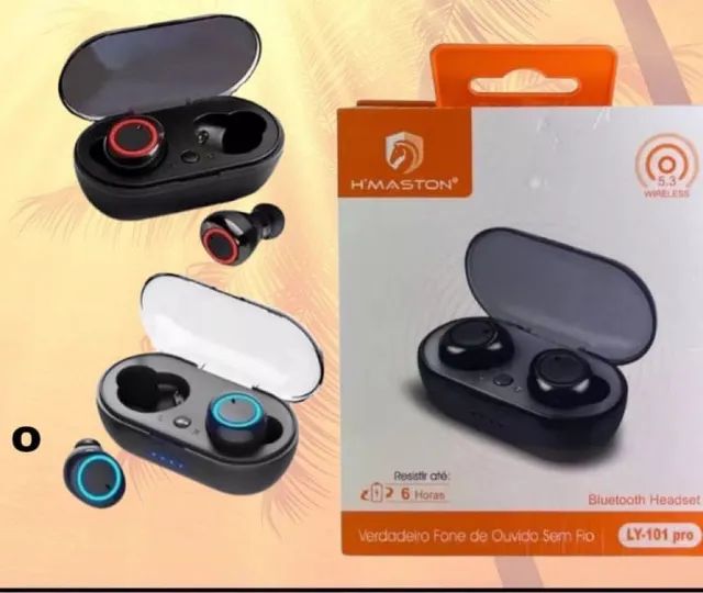 FONE de ouvido sem  fio Bluetooth ORIGINAL H'MASTON LY-101 PRO - Foto 6