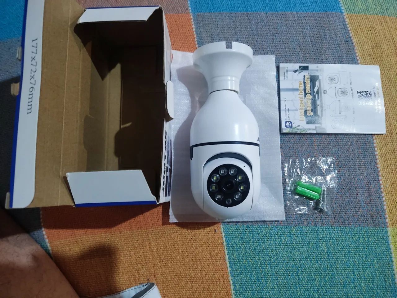 Câmera de Segurança Wi-Fi HD 1080P