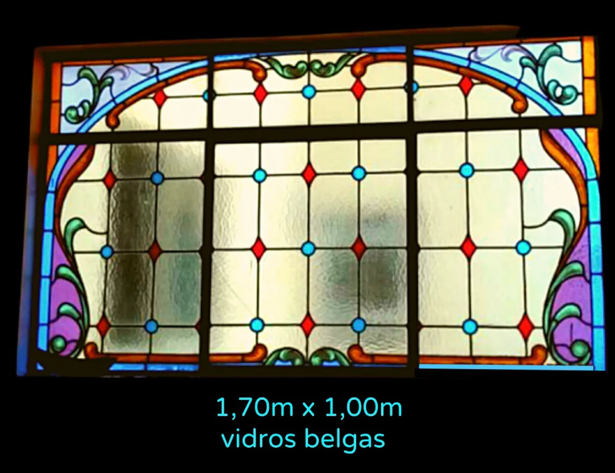 Janela de vitral espetacular
