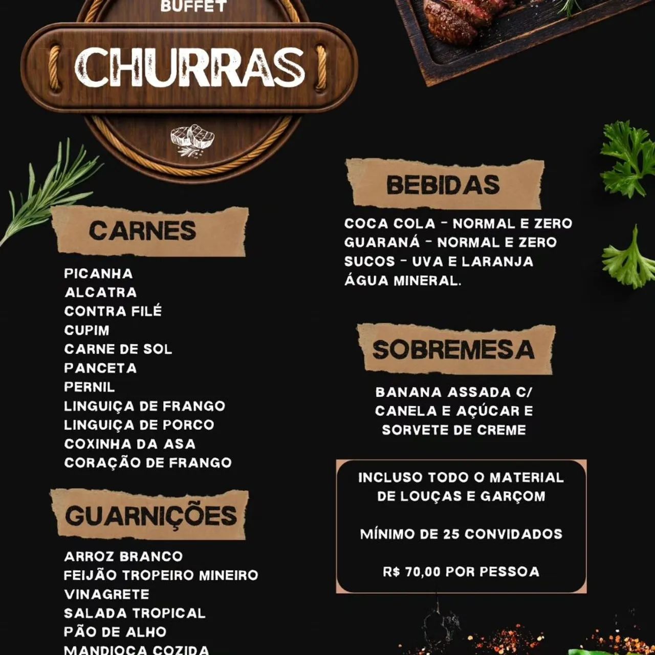 Churrasco em casa buffet completo - Foto 3