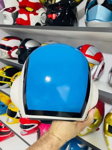 Capacete flashman blue flash helmet cosplay - Artigos infantis ...