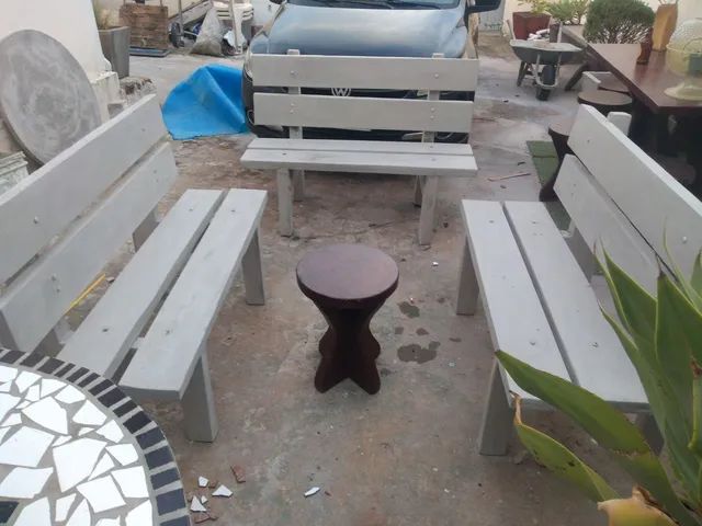 Bancos em concreto para Jardins - Foto 3