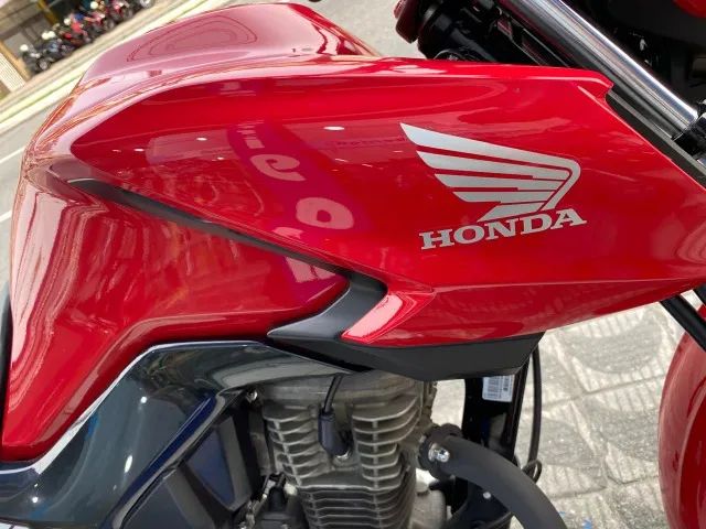 Honda Cg Fan 160 Flex 2024 Vermelha Único Dono - Foto 12