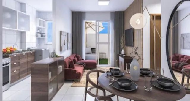 RY- Apartamento 2 quartos em Ceilândia com Varanda, até 100% financiado 