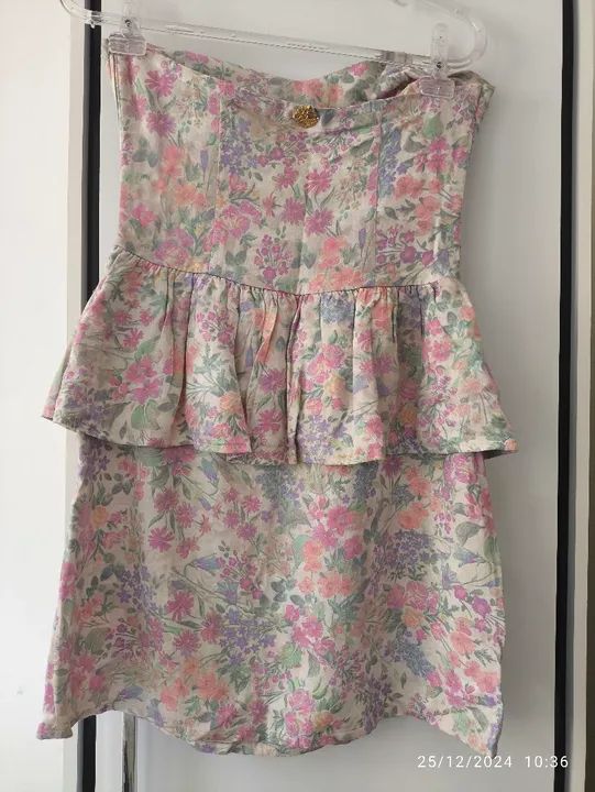 Vestido Floral  tomara q caia Colcci 