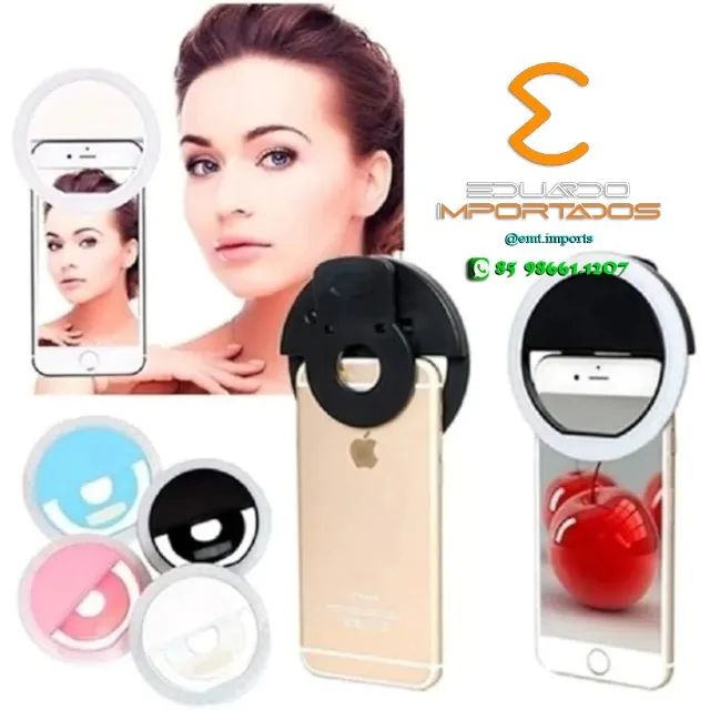 Mini Anel Ring Light de Selfie Para Celular - Foto 2