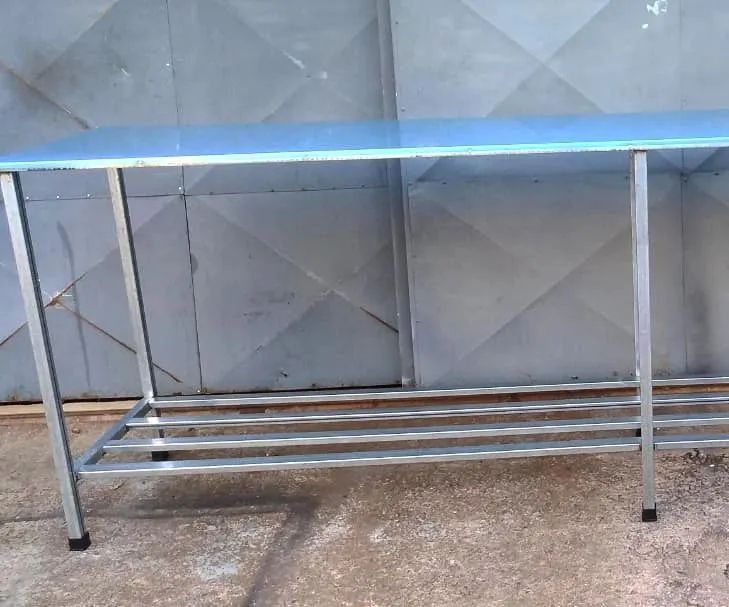 Mesa grande de inox nova 2.98mtrs - Foto 4