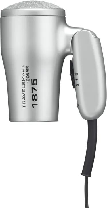 Secador de cabelo compacto Conair de 1875 Watt com alça dobrável, cinza - Foto 2