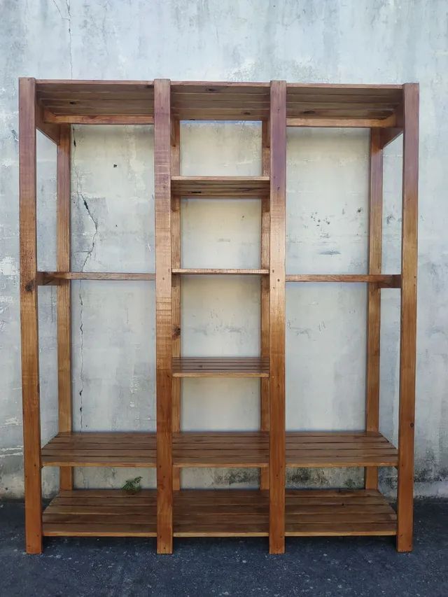 Arara de Palete. Móveis rústicos artesanal feitos de Pallet, Pallets, palete e pinus. - Foto 5