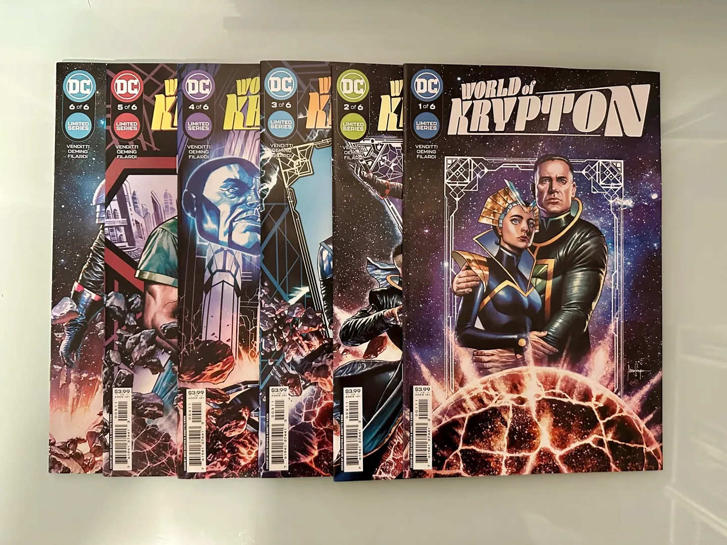 HQs Superman - World of Krypton - Minissérie Completa