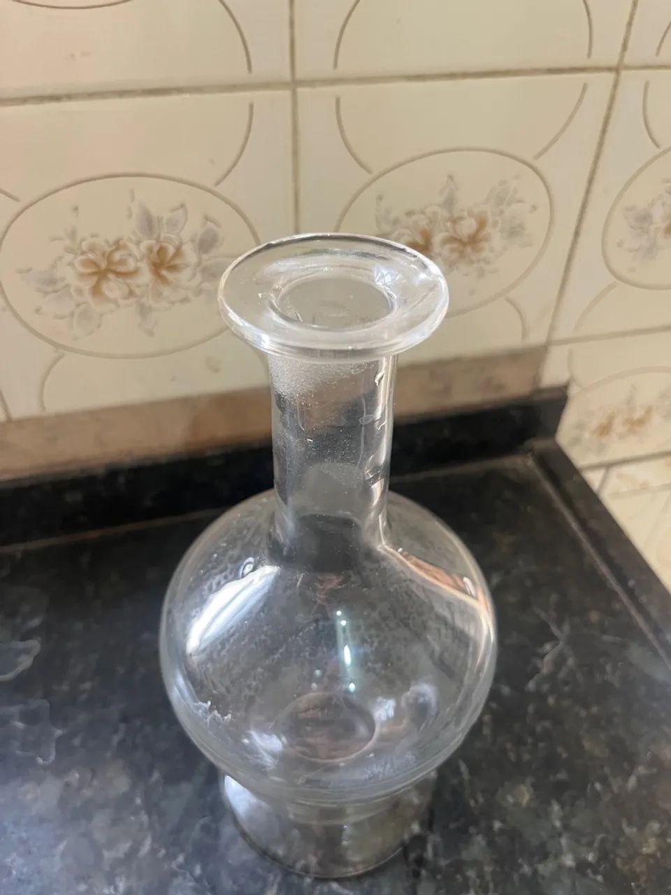 Decantador de cristal antigo - Foto 4