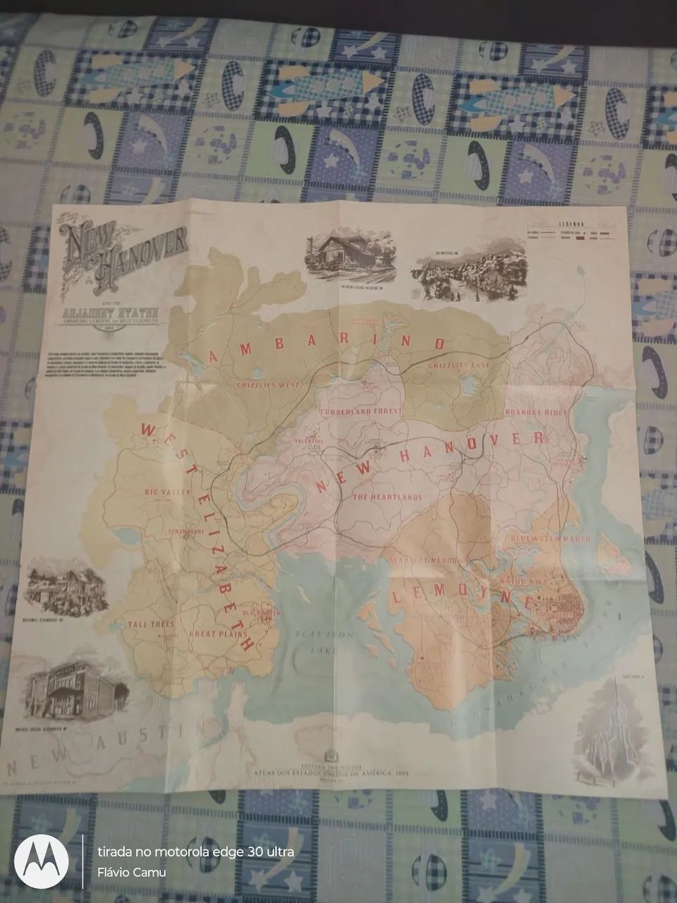 Mapas Red Dead Redemption 2 e GTA 5 - Foto 4