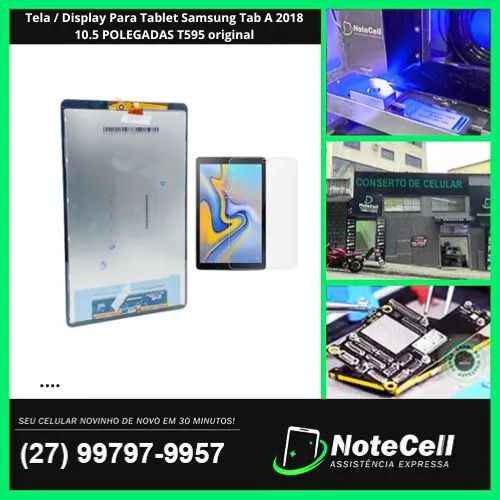 Tela / Display Para Tablet Samsung Tab A 2018 10.5 POLEGADAS T595 original