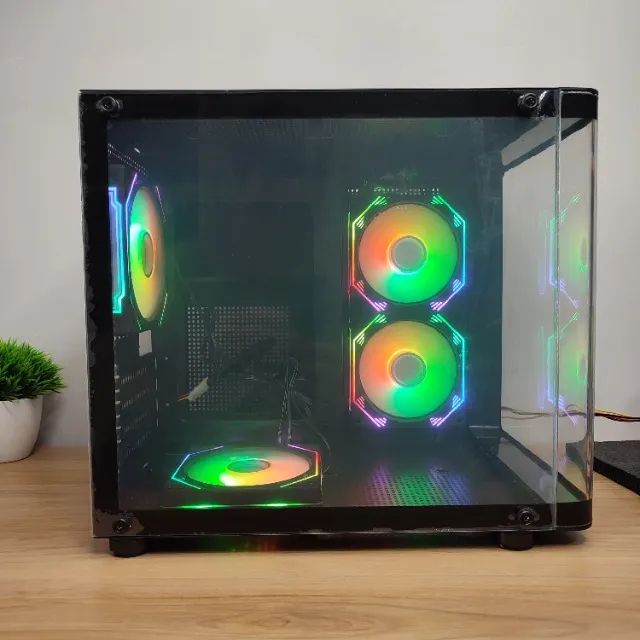 Gabinete Gamer Aquário HAYOM GB1798 4 Fans - Foto 3