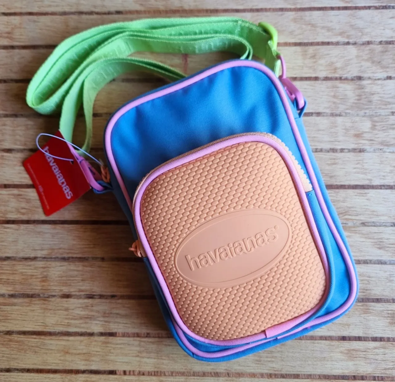 Bolsa Havaianas Crossbody Azul e Rosa