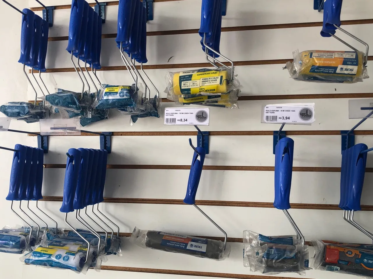 Rolos de pintura Tigre para superfícies lisas e texturizadas