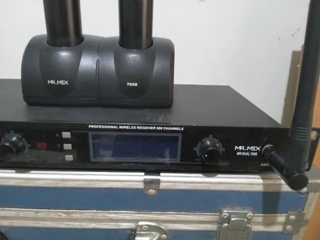Microfone Sem Fio Mr. Mix modelo MR 7008  - Foto 2