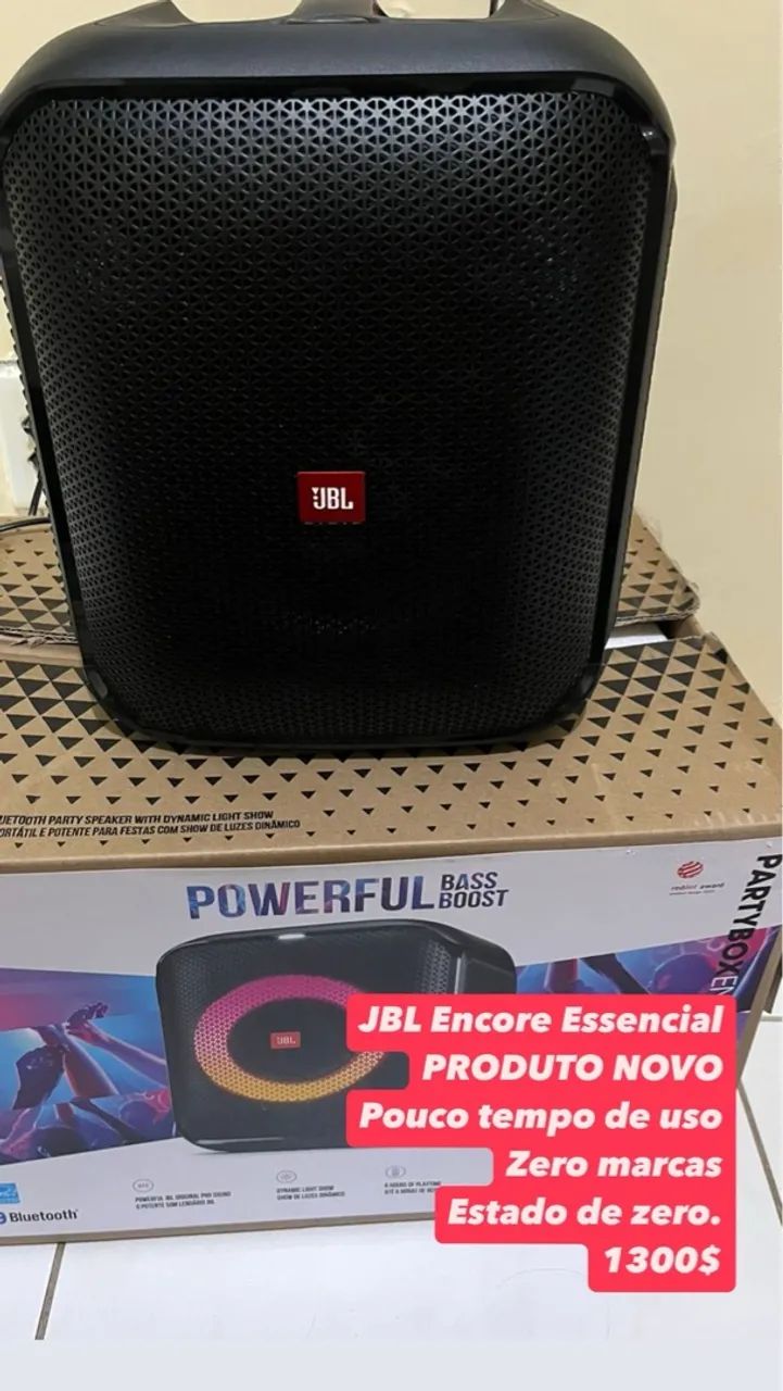 Caixa de Som JBL  Encore Essential - Som Potente e Iluminação - Foto 3