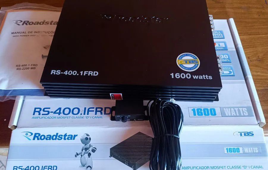 Módulo Roadstar 400.1FRD 1600W/400RMS - Foto 3