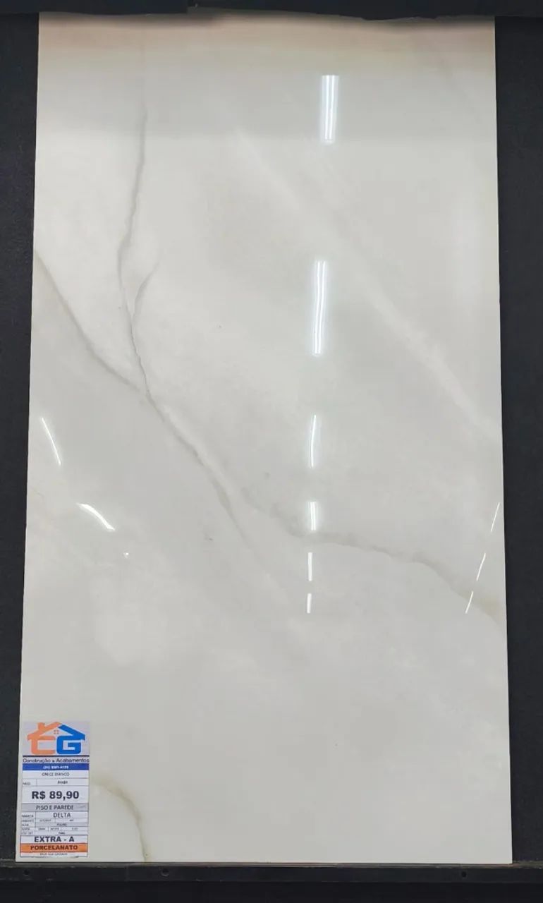 Promoção Porcelanato 63x120 polido Onice Delta - R$ 64,90 o m² (à vista)