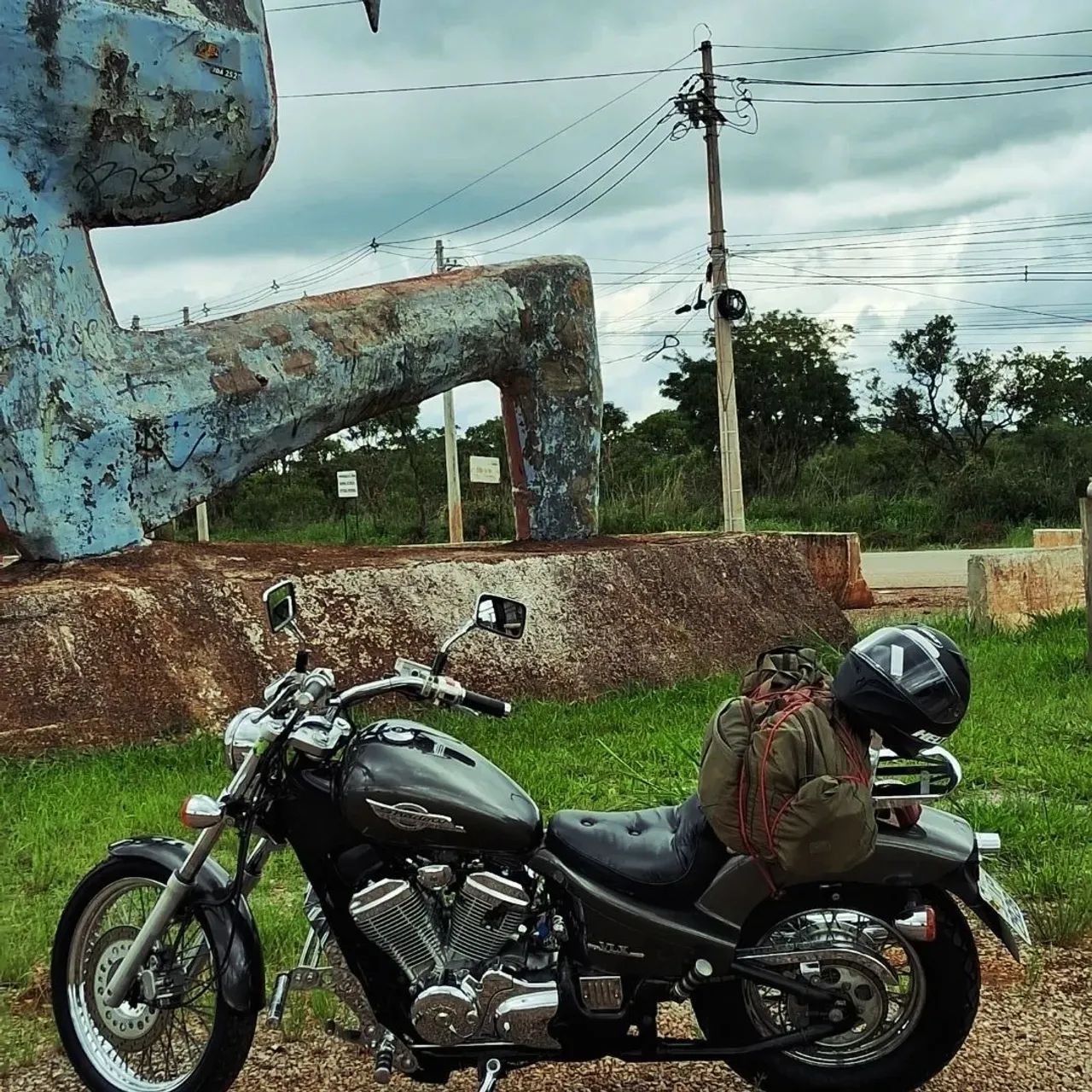 Shadow 600 - Escapamento Esportivo / Protetor de Radiador /  Sissiibar / Mata cachorro - Foto 2