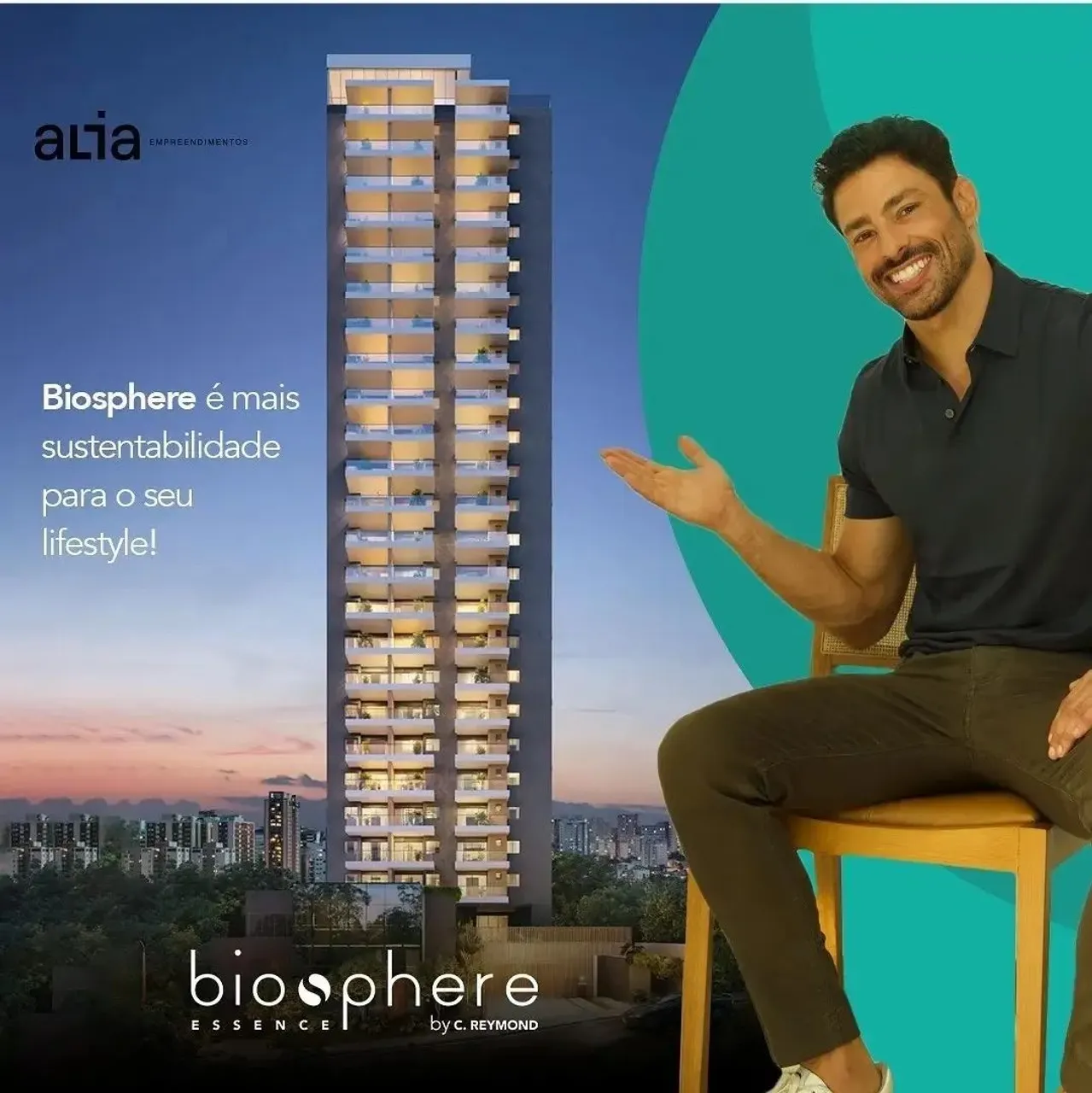 BIOSPHERE APARTAMENTO 22 a 51m² STUDIO 1 QUARTO 2 QUARTOS SUÍTE VARANDA NA PARALELA