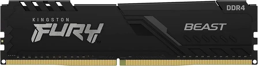 Memória Kingston Fury Beast de 8GB 1G x 64-Bit DDR4-3200
