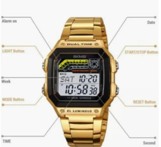 Relógio digital Skmei masculino - Foto 4