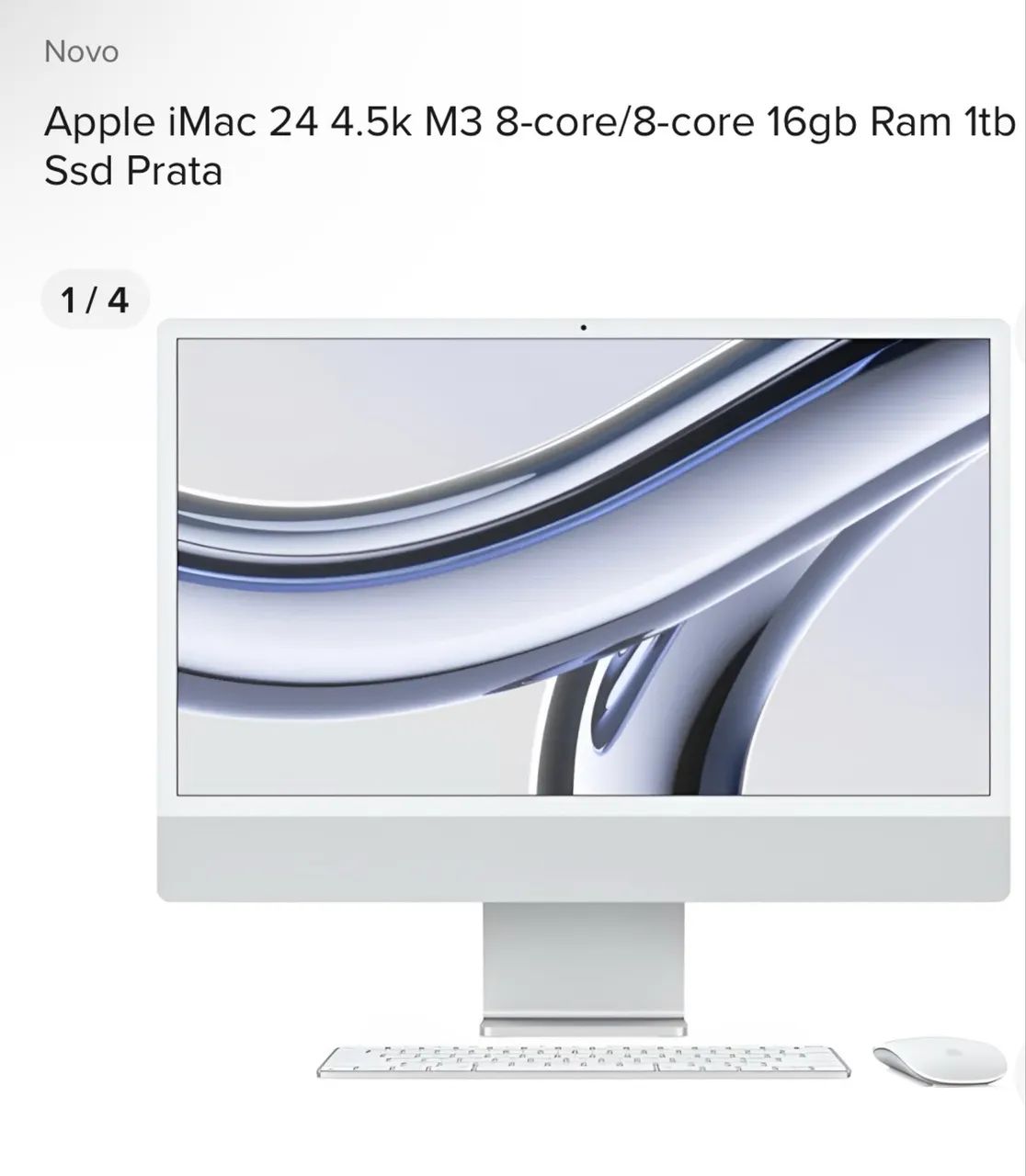 APPLE iMac M3 NEW 6 months