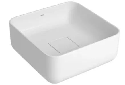  Cuba de Apoio Deca Quadrada 30cm Branco (NOVO)