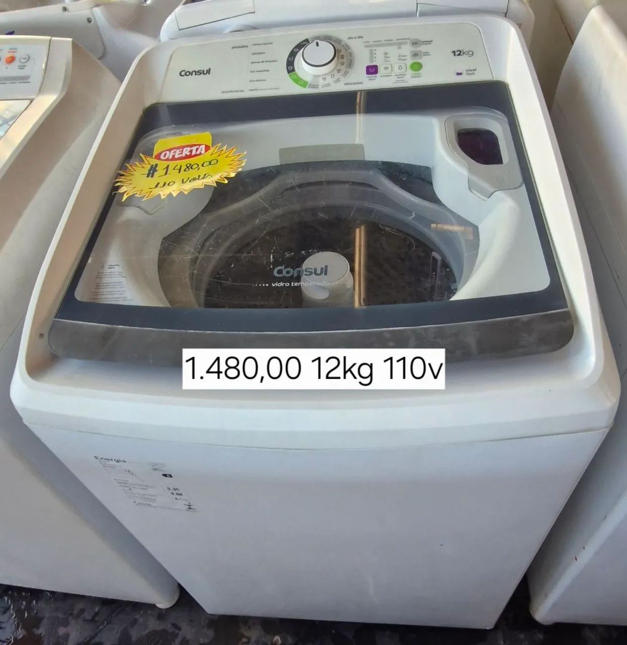Máquina de Lavar Consul 12kg 110v - usado em ótimo estado 
