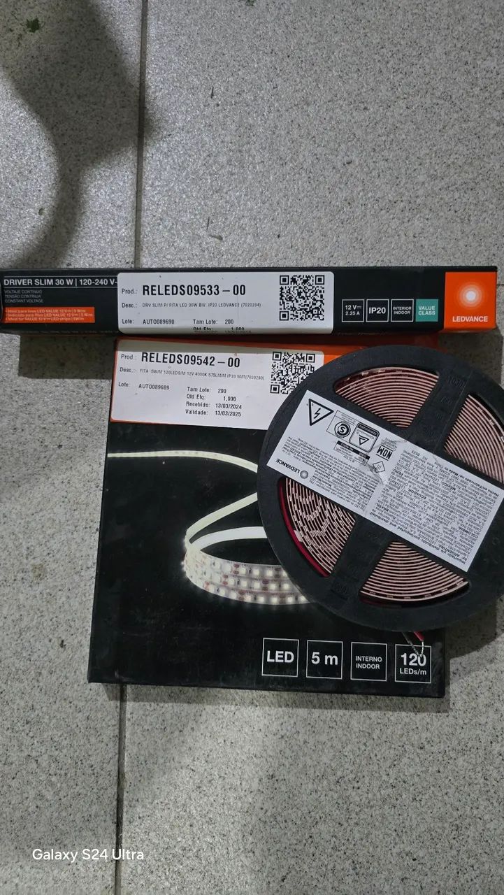 Fita LED 5 Metros 120 LEDs/m 12V 4000K IP20 - LEDVANCE