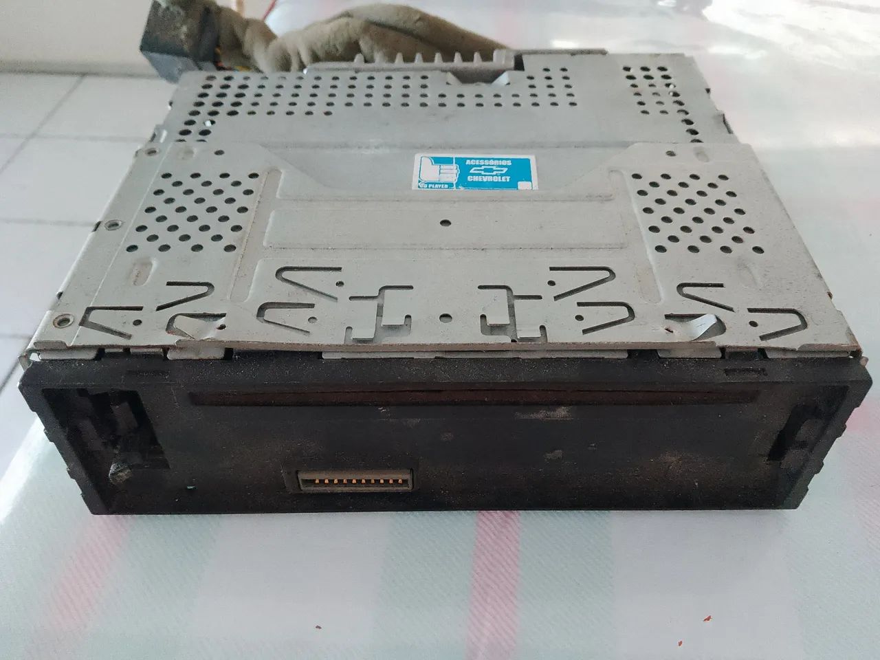 Toca cd visteon, não sei se funciona