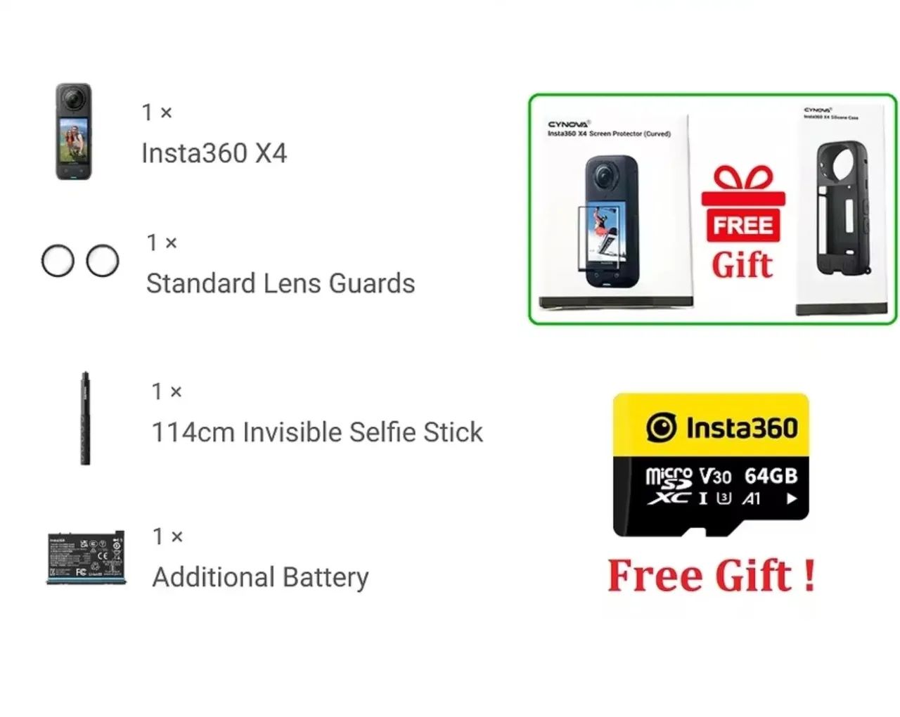 Câmera Insta 360 X4 + Acessórios - Foto 2