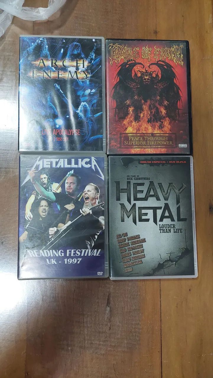 14 Dvds de rock