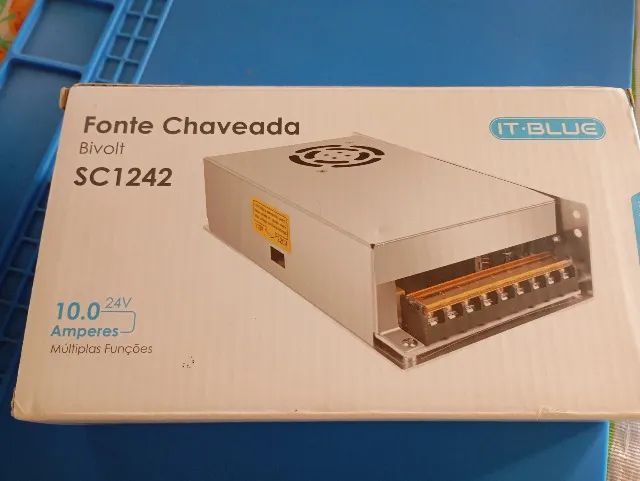 Fonte Chaveada 24v 10amp (nova na caixa)